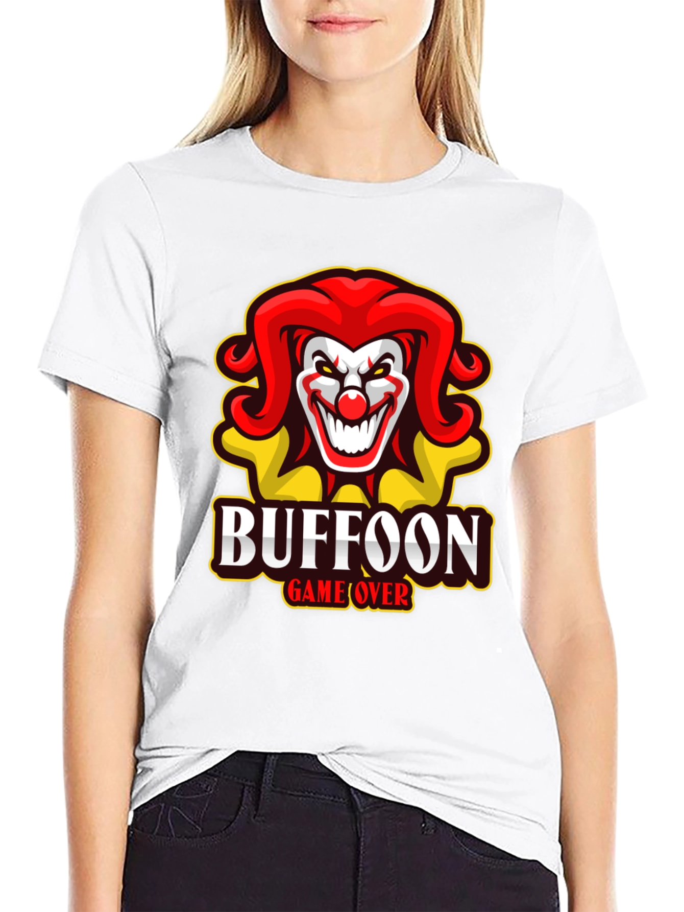 Buffoon Game Over T-Shirt - Clown Design