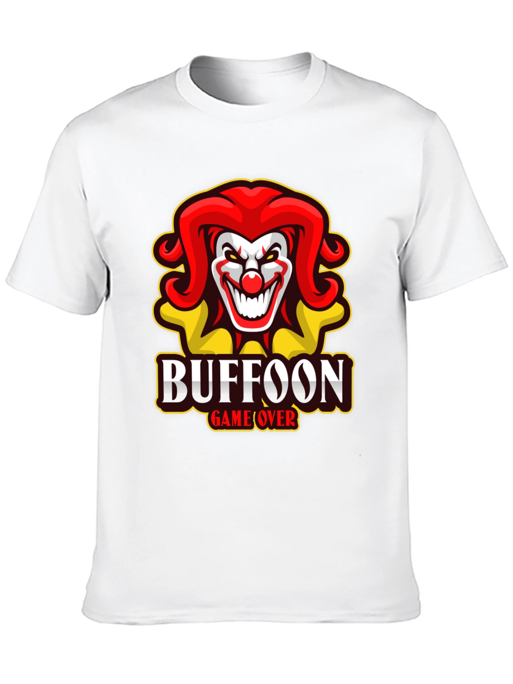 Buffoon Game Over T-Shirt - Clown Design