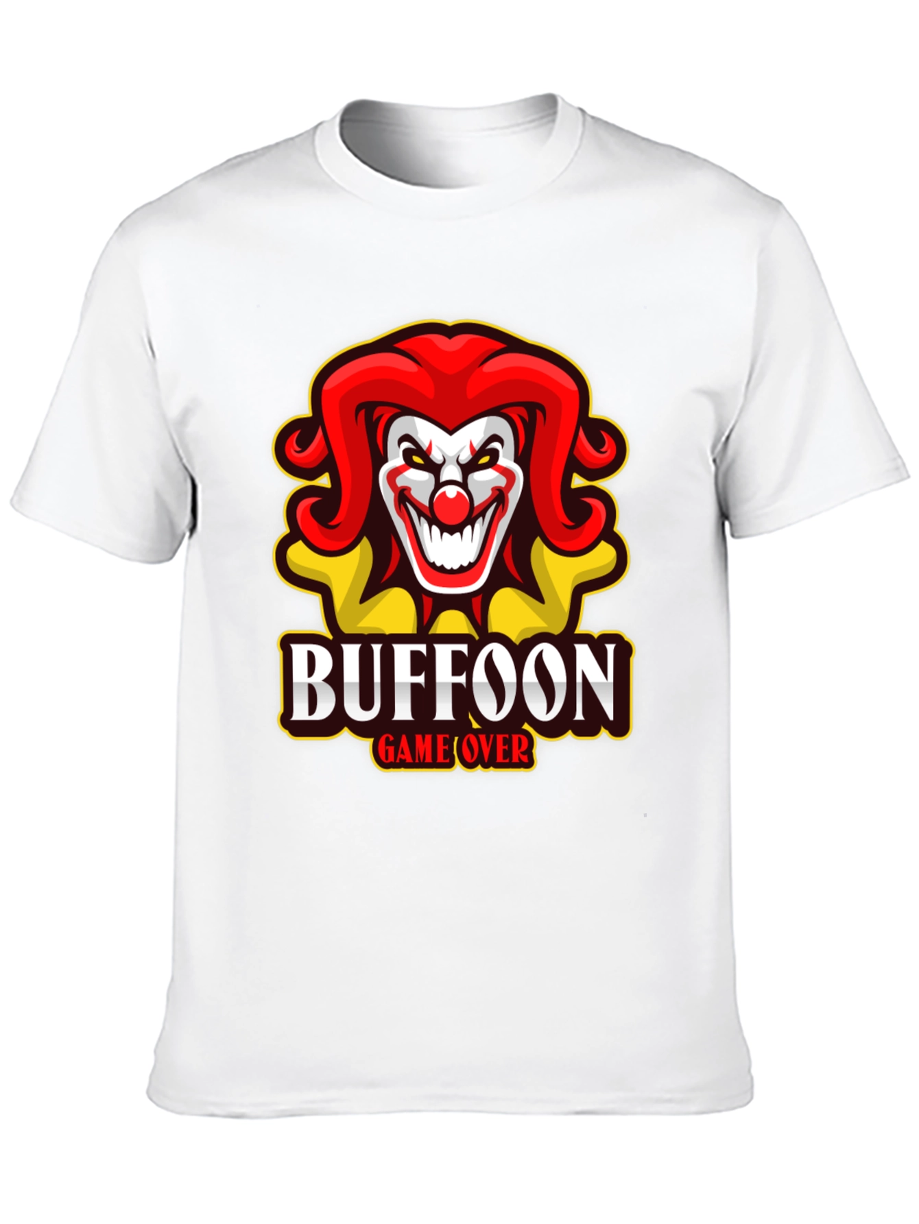 Buffoon Game Over T-Shirt - Clown Design