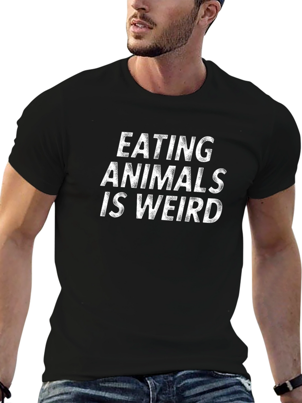 Eating Animals is Weird Graphic T-Shirt