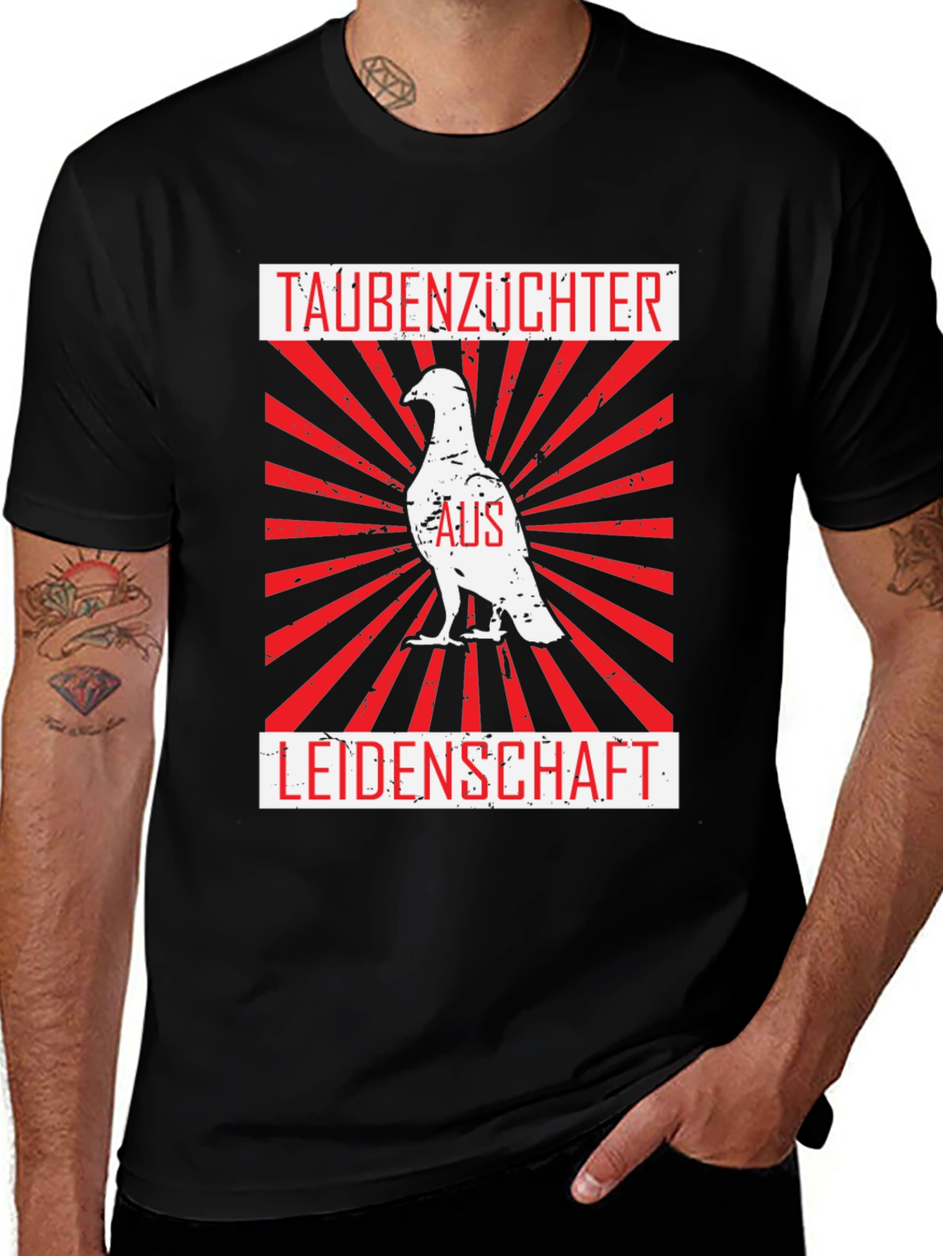 Taubenzuchter Aus Leidenschaft Graphic T-Shirt