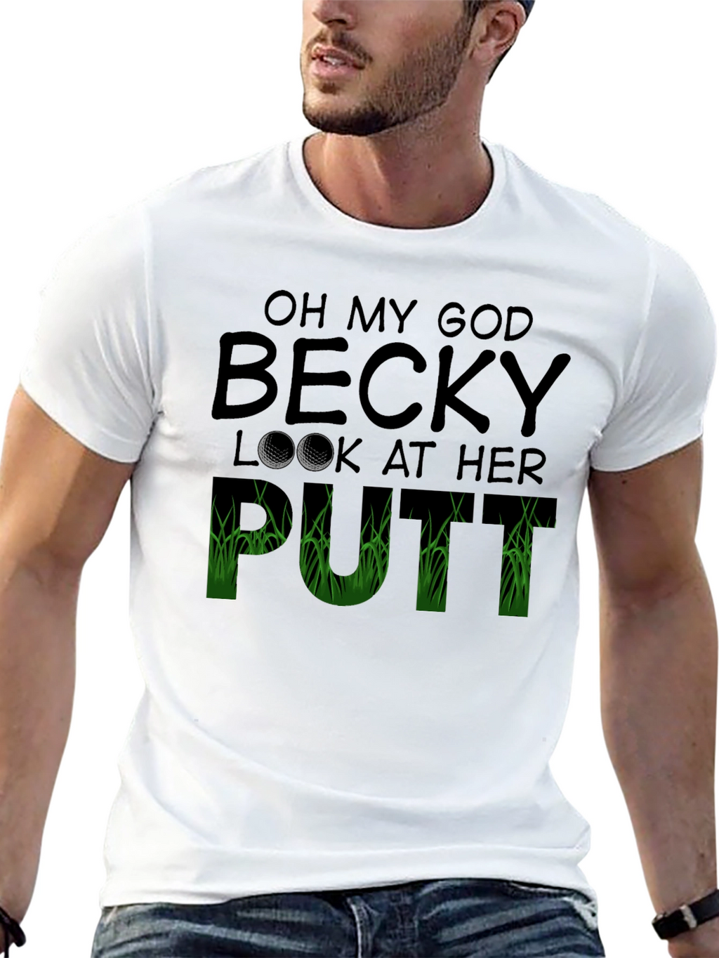 Oh My God Becky T-Shirt Funny Golf Tee