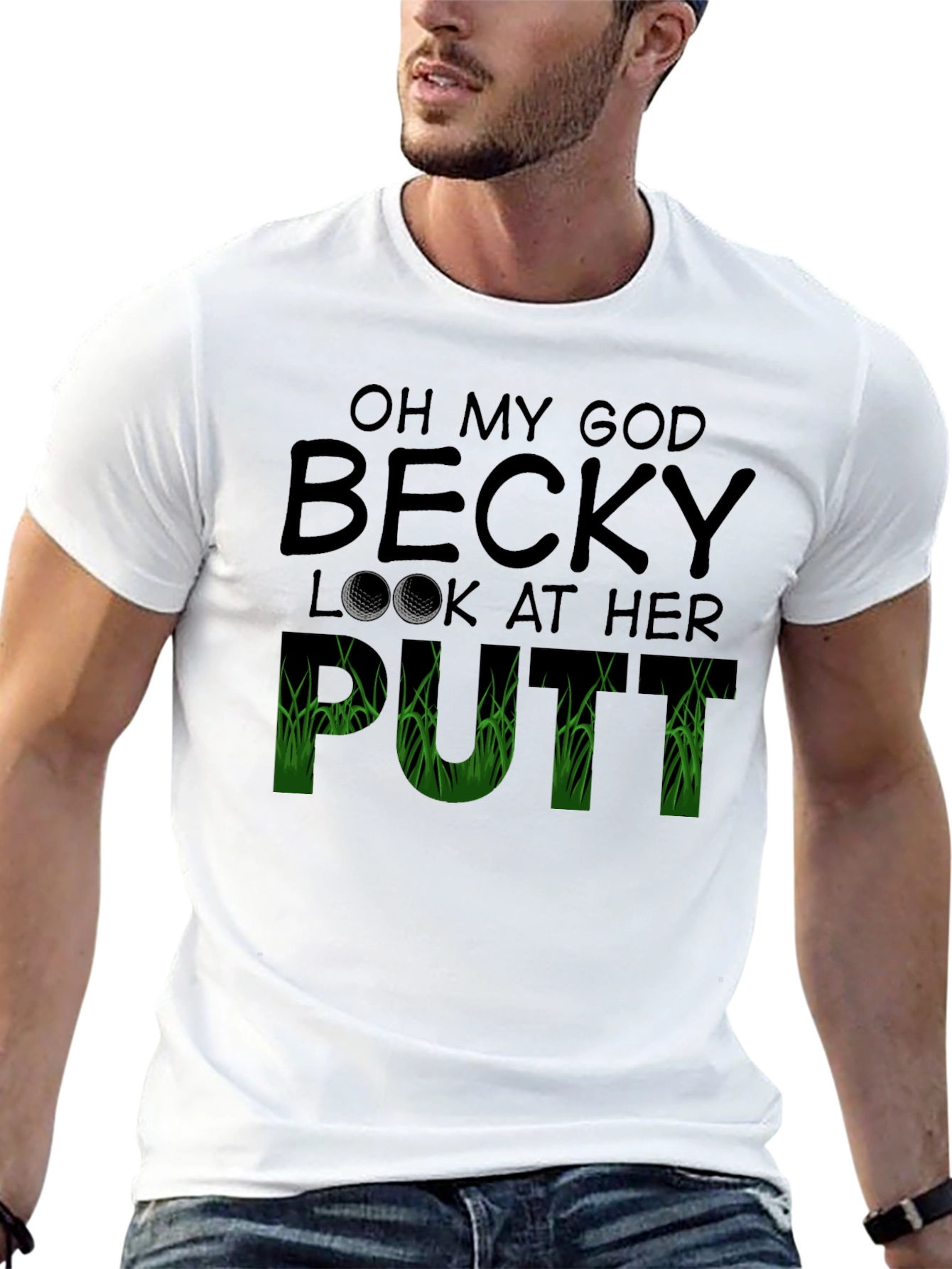 Oh My God Becky T-Shirt Funny Golf Tee