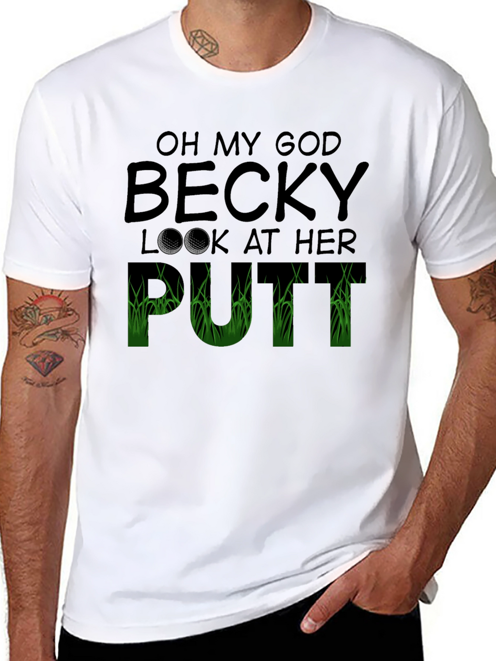Oh My God Becky T-Shirt Funny Golf Tee