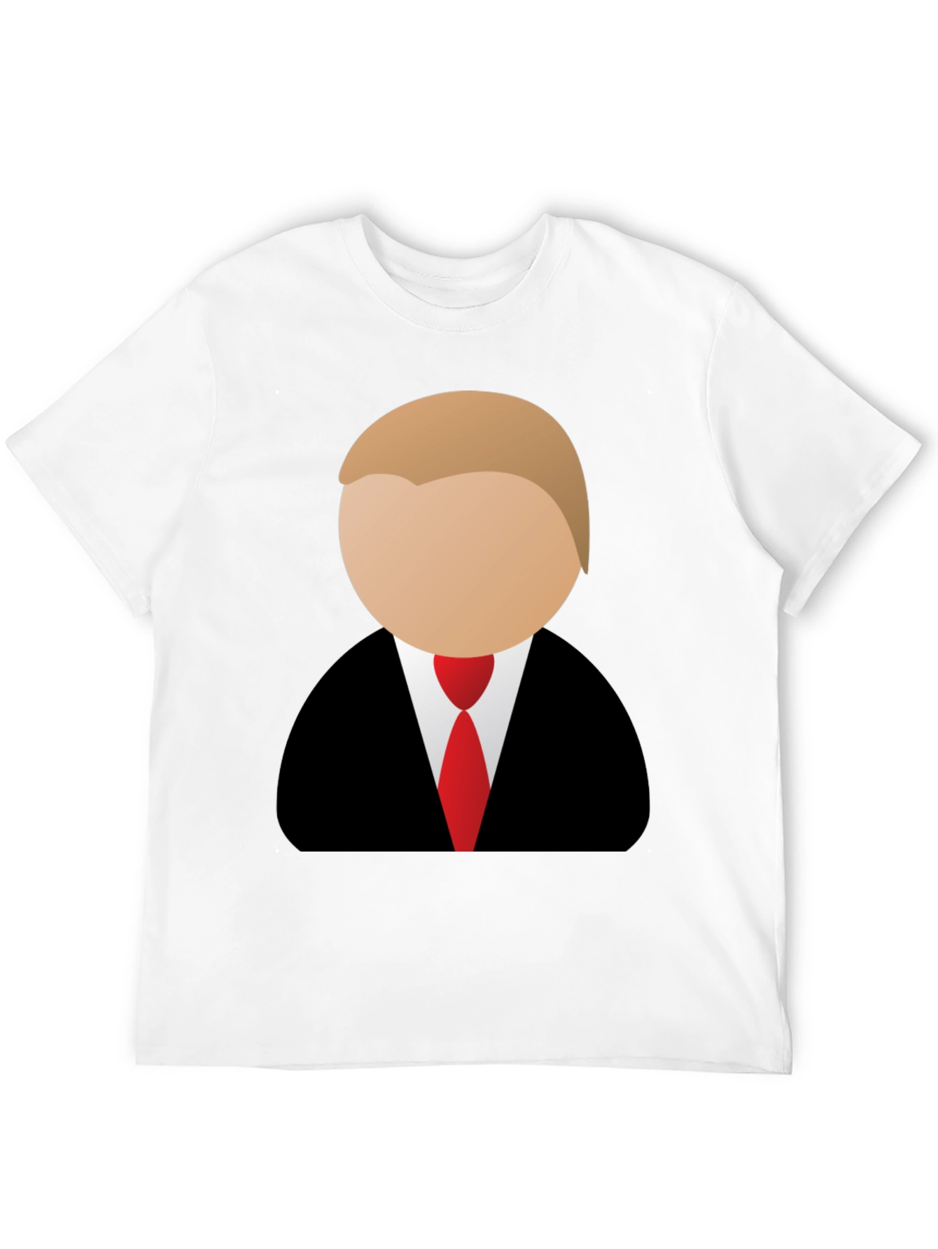Trump Cartoon Graphic Tee - Black