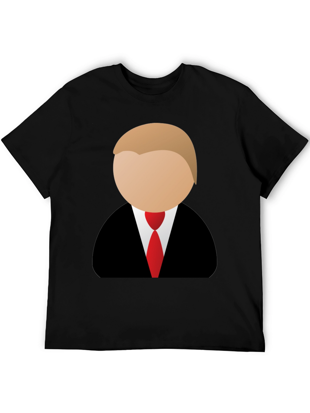 Trump Cartoon Graphic Tee - Black