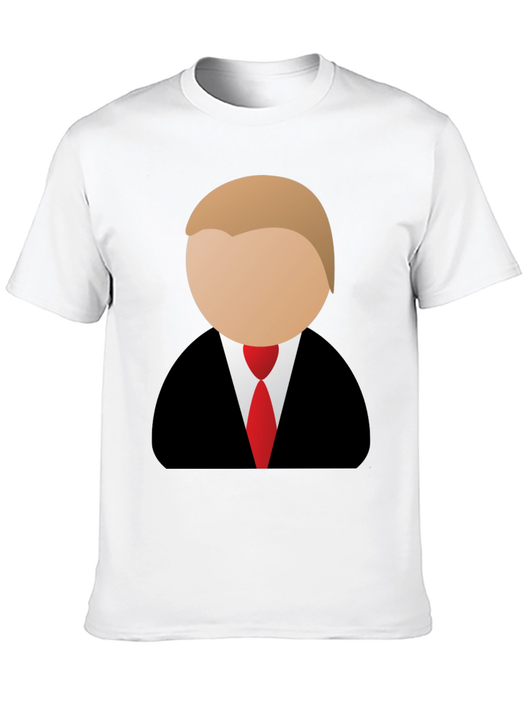 Trump Cartoon Graphic Tee - Black