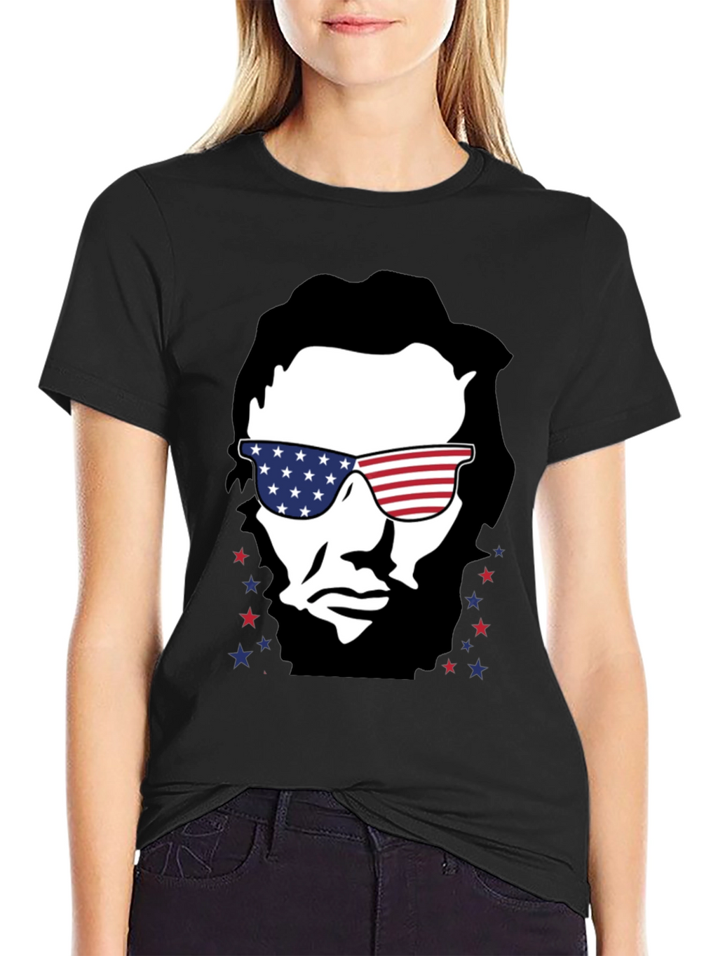 American Lincoln T-Shirt Patriotic USA Tee