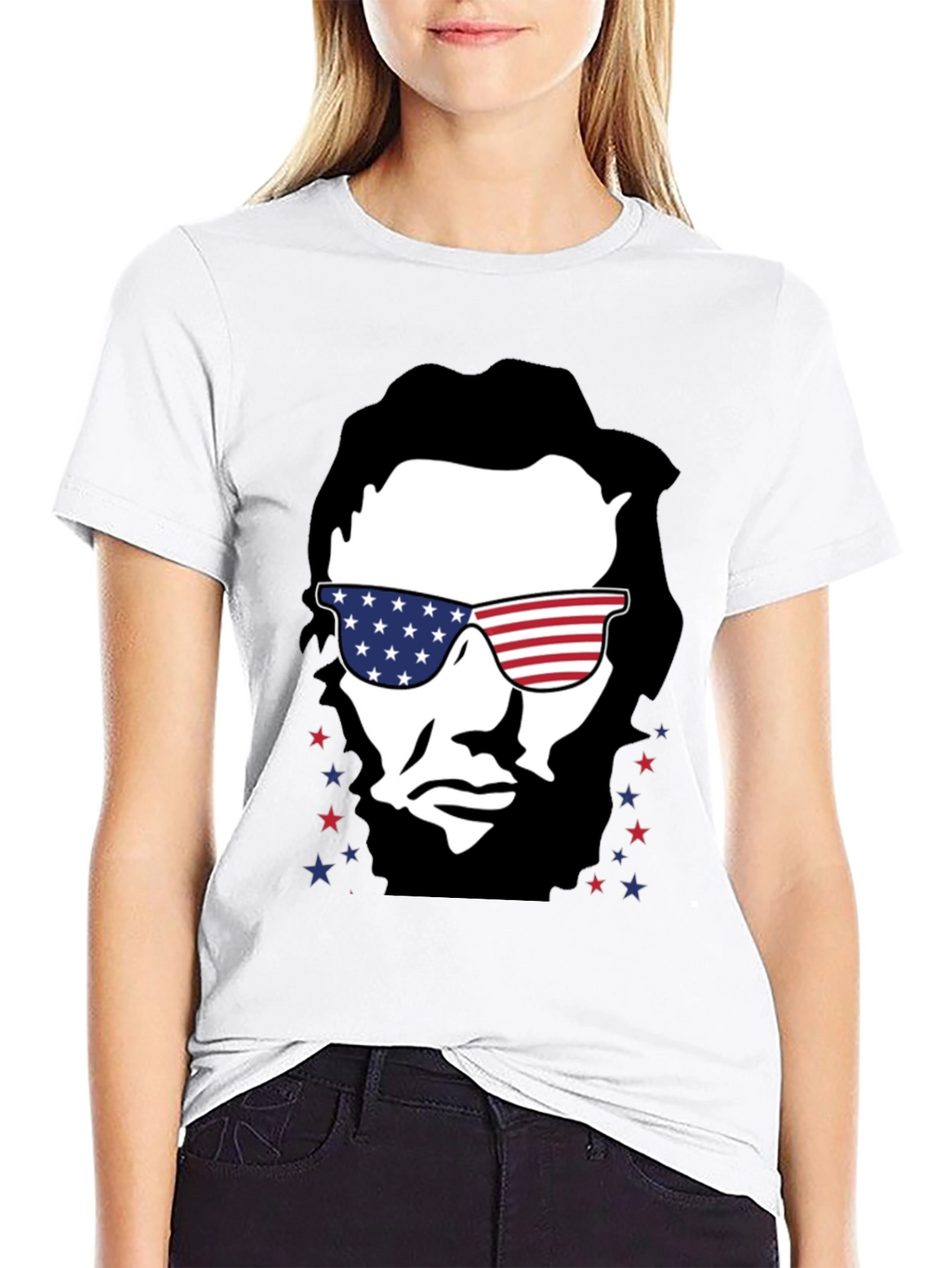 American Lincoln T-Shirt Patriotic USA Tee