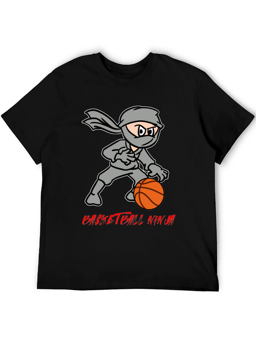 Basketball Ninja T-Shirt - Cool Graphic Tee