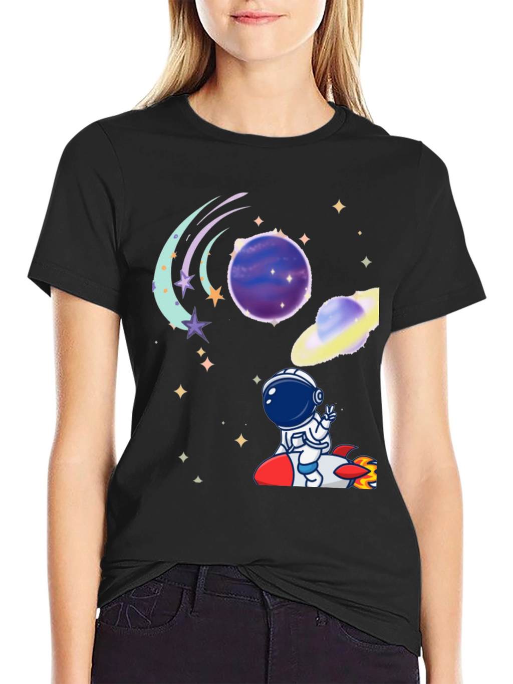 Space Astronaut T-Shirt - Galaxy Adventure