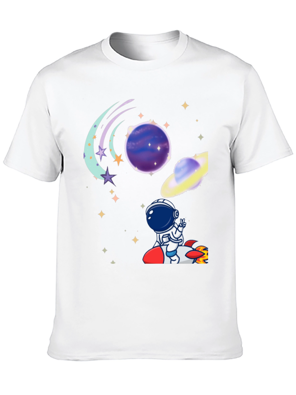 Space Astronaut T-Shirt - Galaxy Adventure