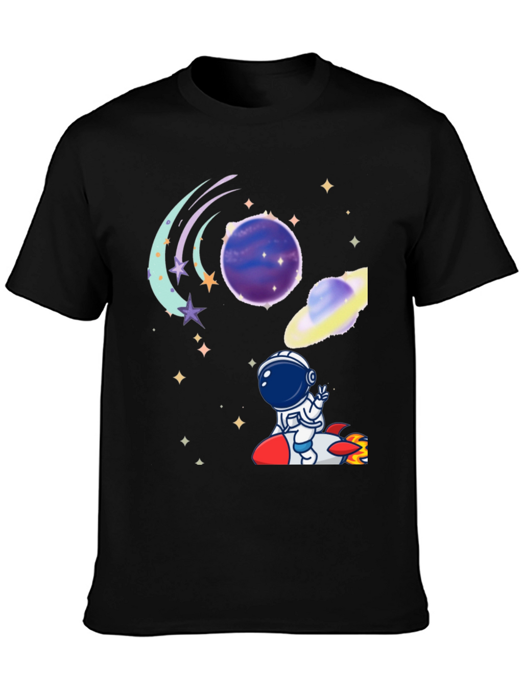 Space Astronaut T-Shirt - Galaxy Adventure