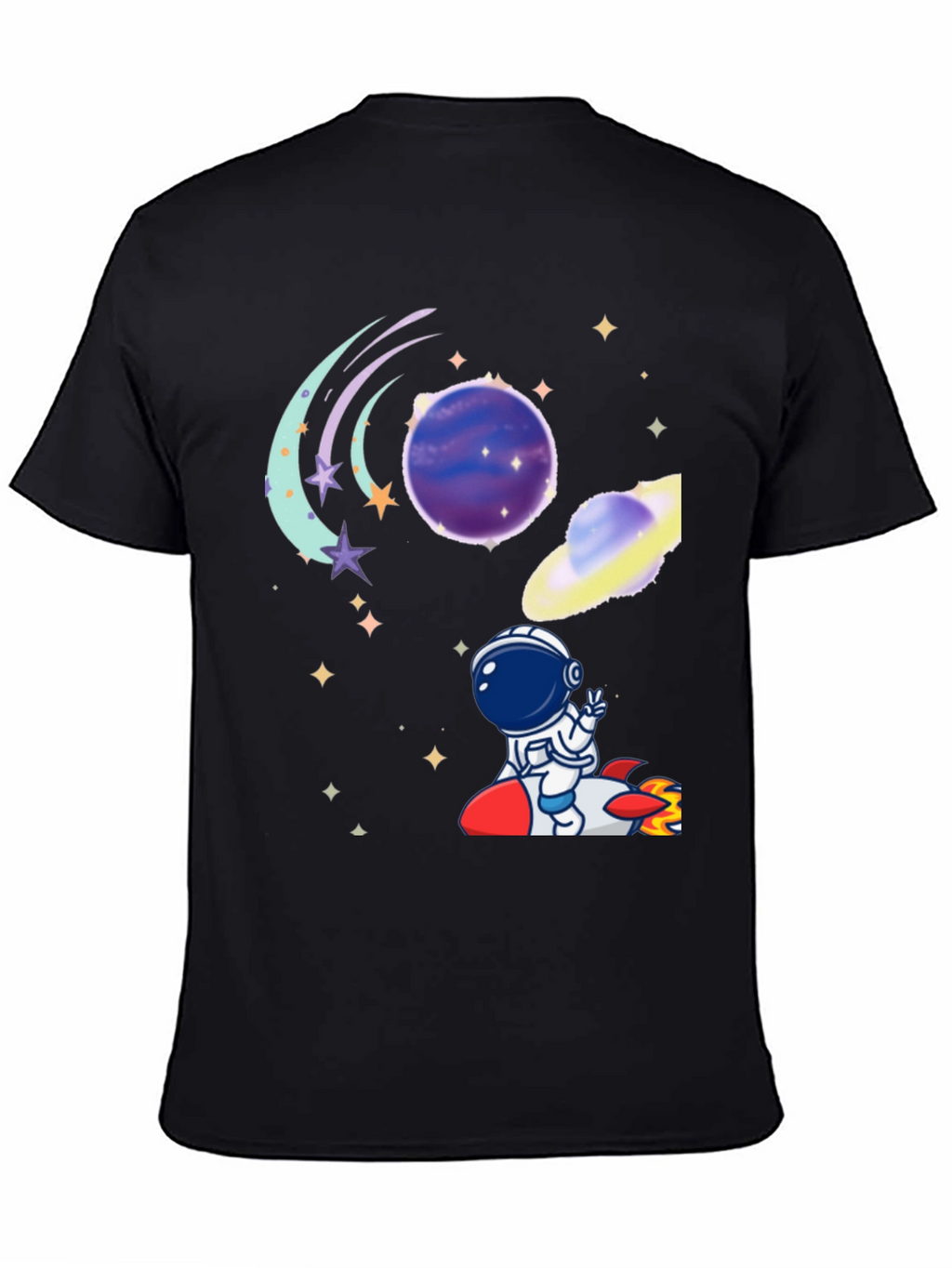 Space Astronaut T-Shirt - Galaxy Adventure