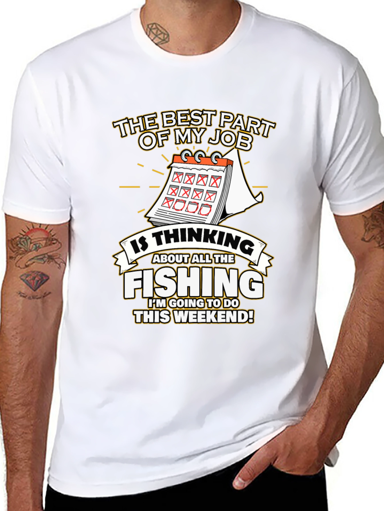 Fishing Weekend T-Shirt - The Best Part of My Job