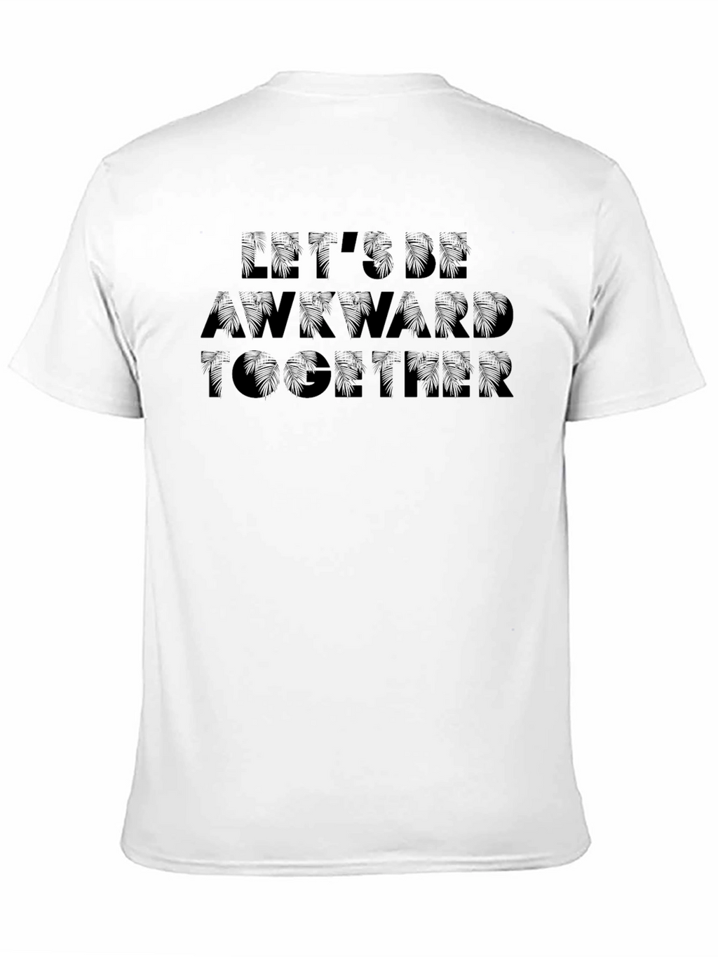 Awkward Together Black Graphic Tee