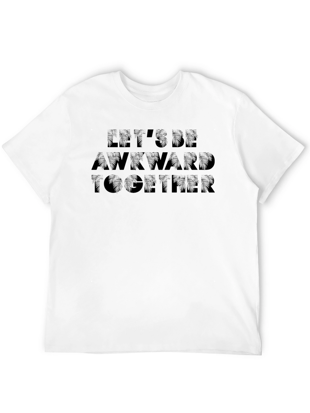 Awkward Together Black Graphic Tee