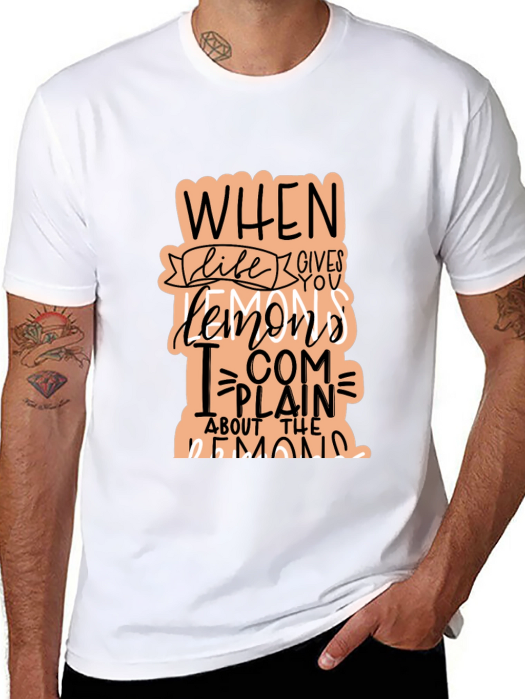 Funny When Life Gives You Lemons Graphic T-Shirt