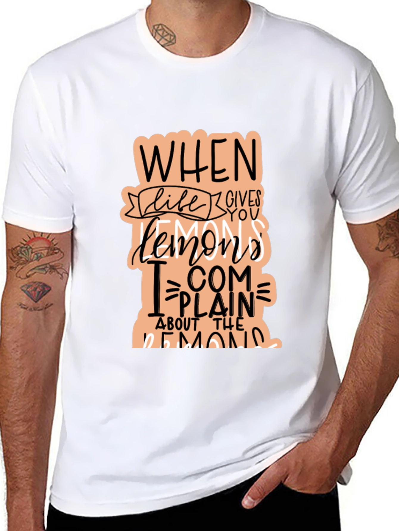 Funny When Life Gives You Lemons Graphic T-Shirt