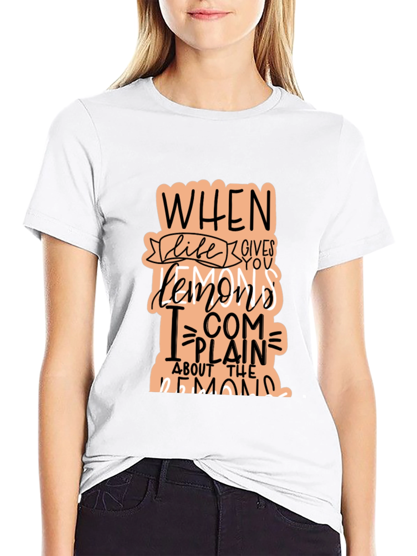 Funny When Life Gives You Lemons Graphic T-Shirt