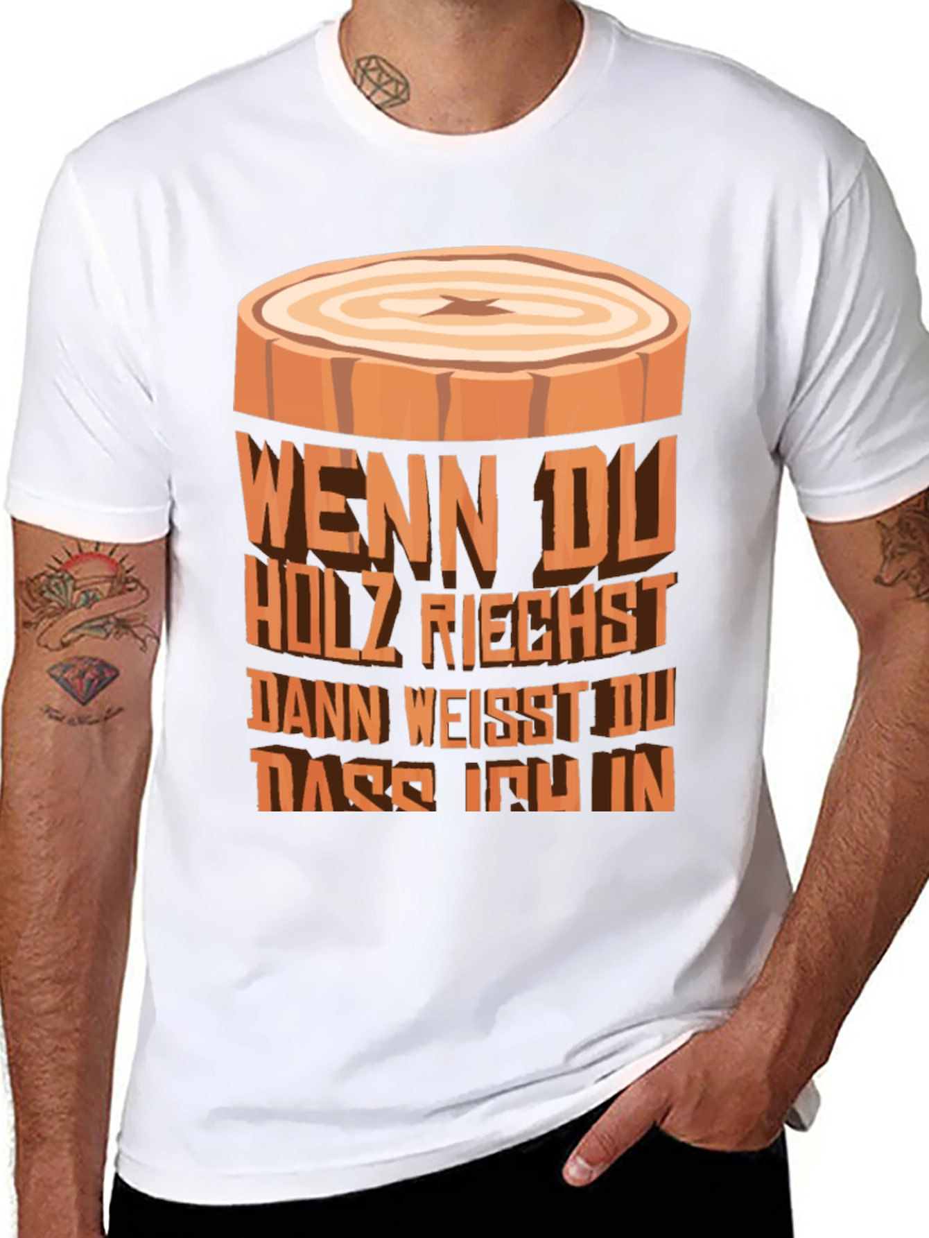 Wood Scent T-Shirt - Lumberjack Humor Tee
