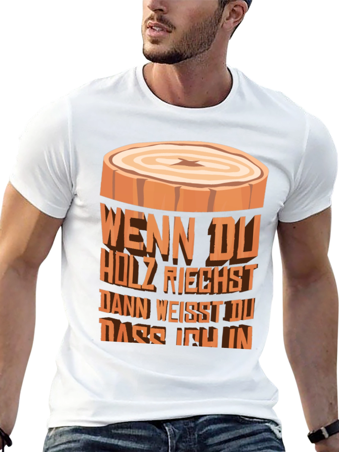 Wood Scent T-Shirt - Lumberjack Humor Tee