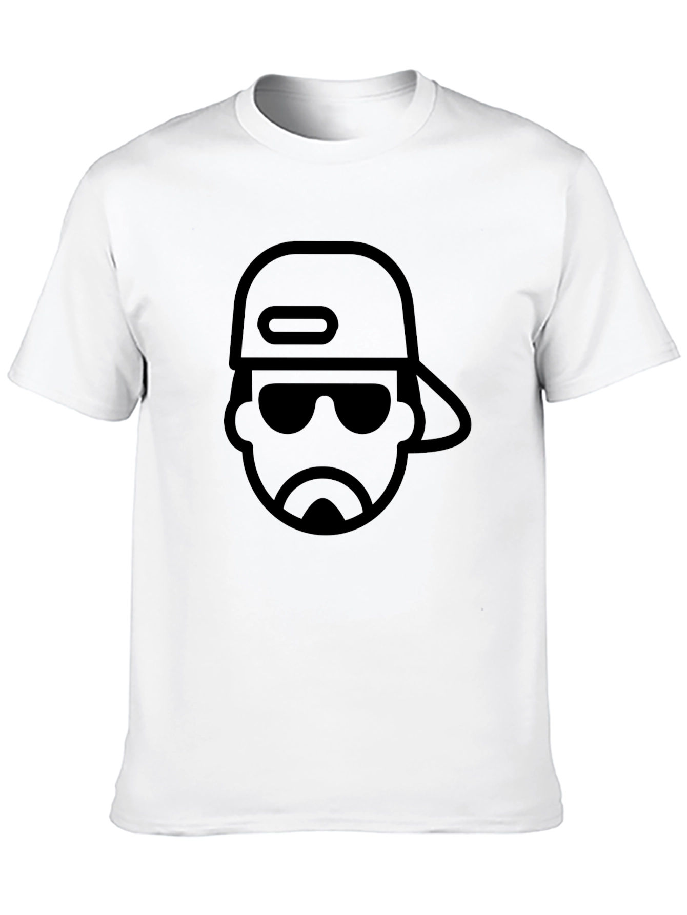 Cool Dude Graphic Tee - Black Cotton T-Shirt