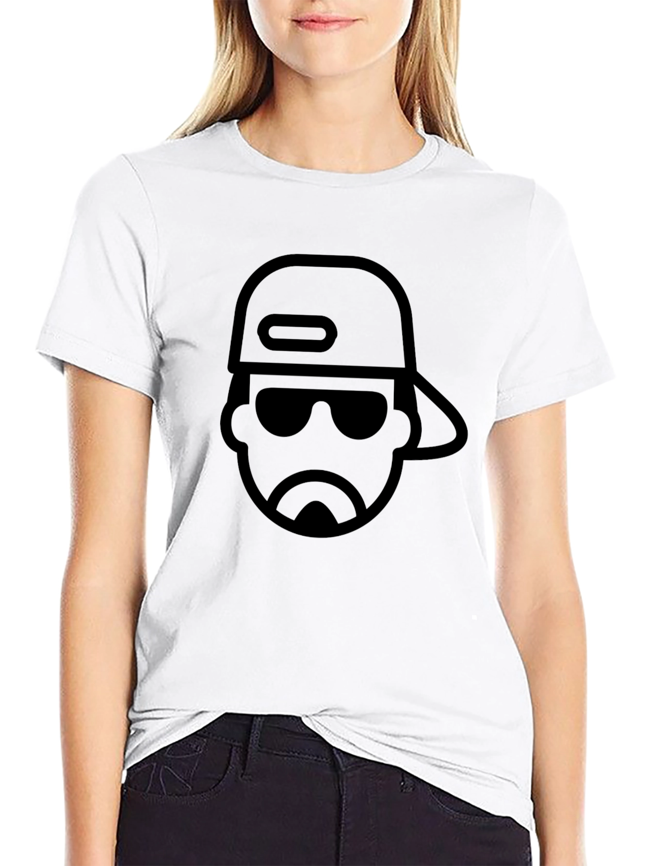 Cool Dude Graphic Tee - Black Cotton T-Shirt