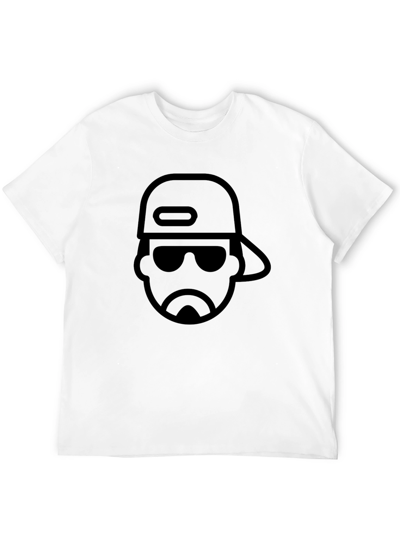 Cool Dude Graphic Tee - Black Cotton T-Shirt