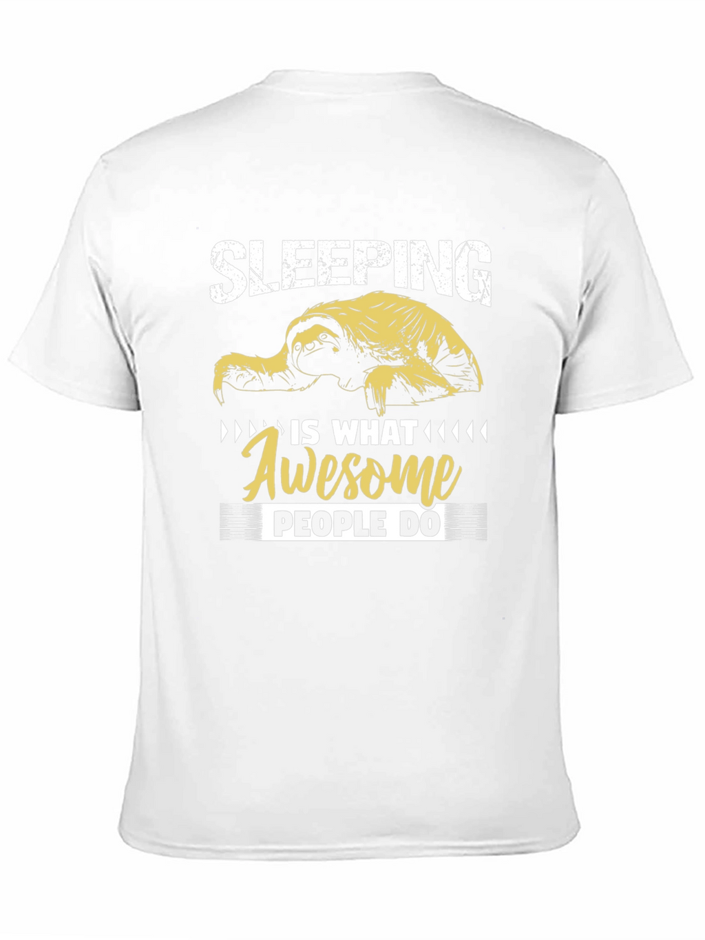 Sleeping Sloth Awesome People Tee