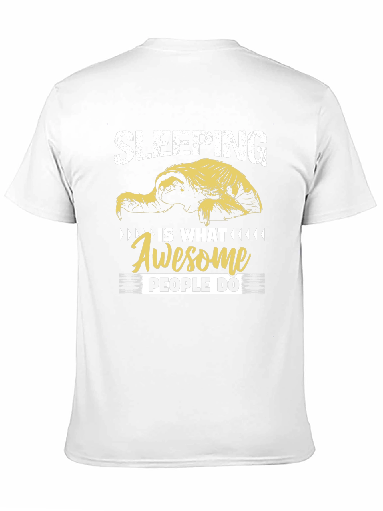 Sleeping Sloth Awesome People Tee