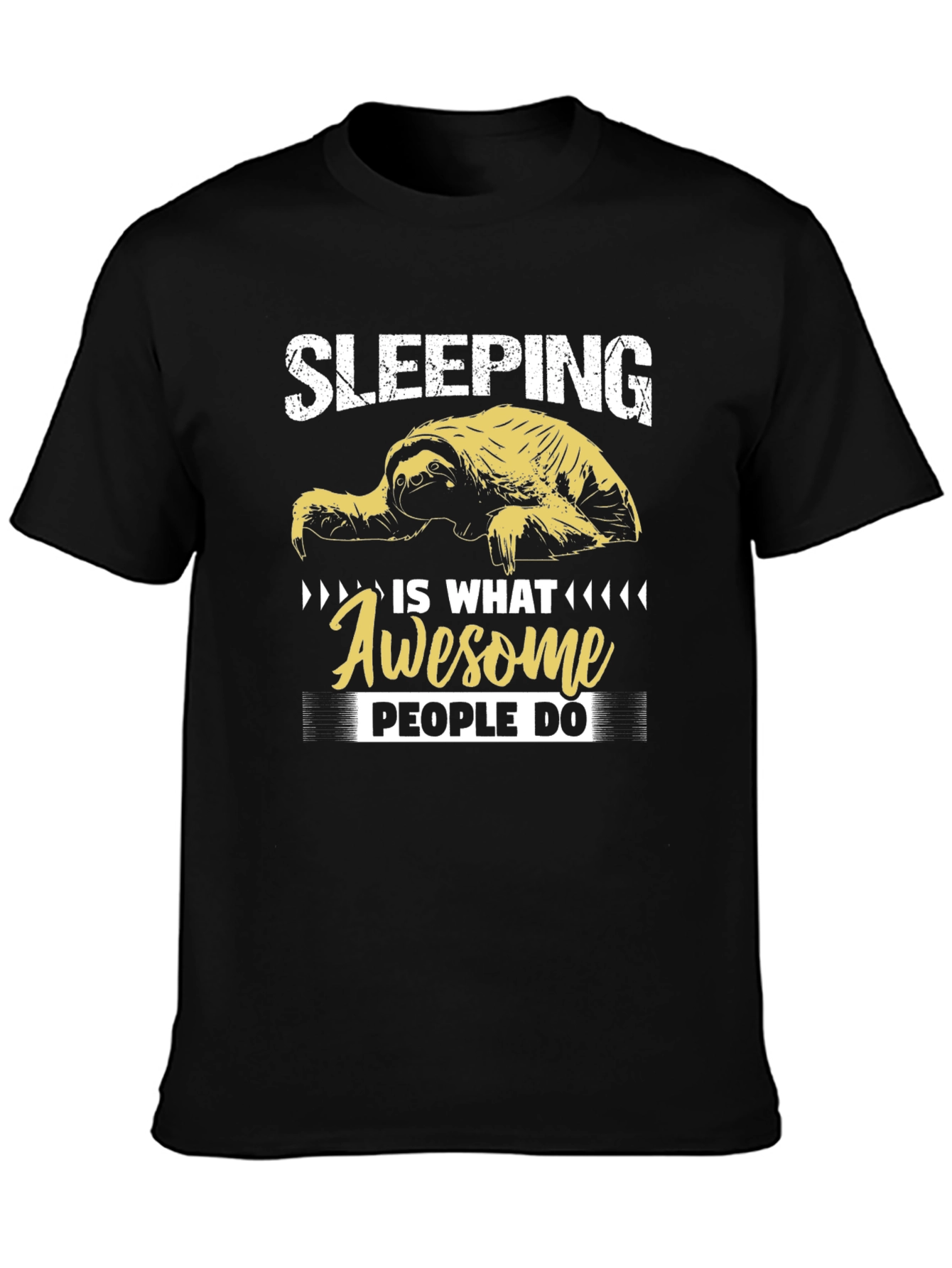 Sleeping Sloth Awesome People Tee