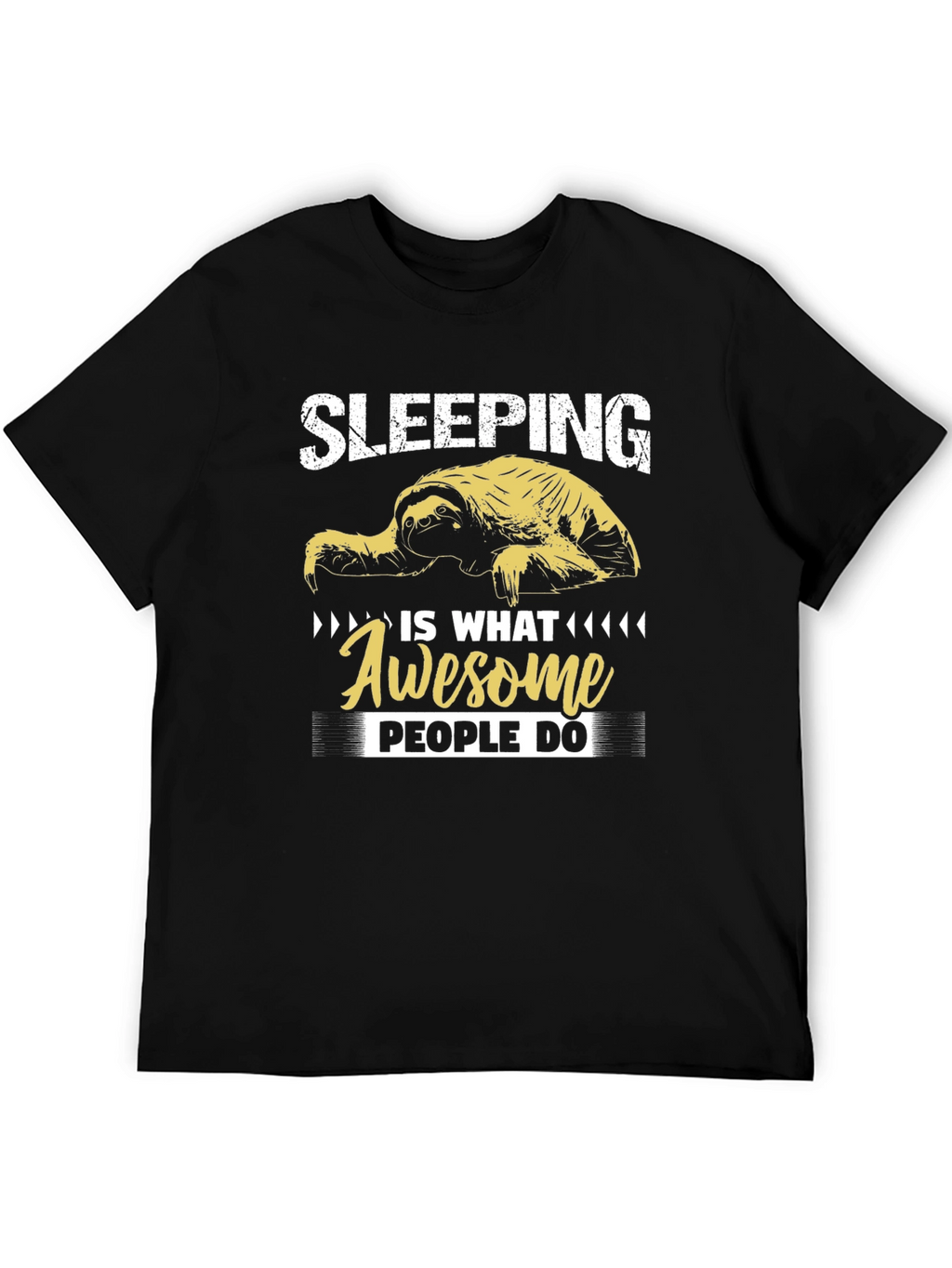 Sleeping Sloth Awesome People Tee