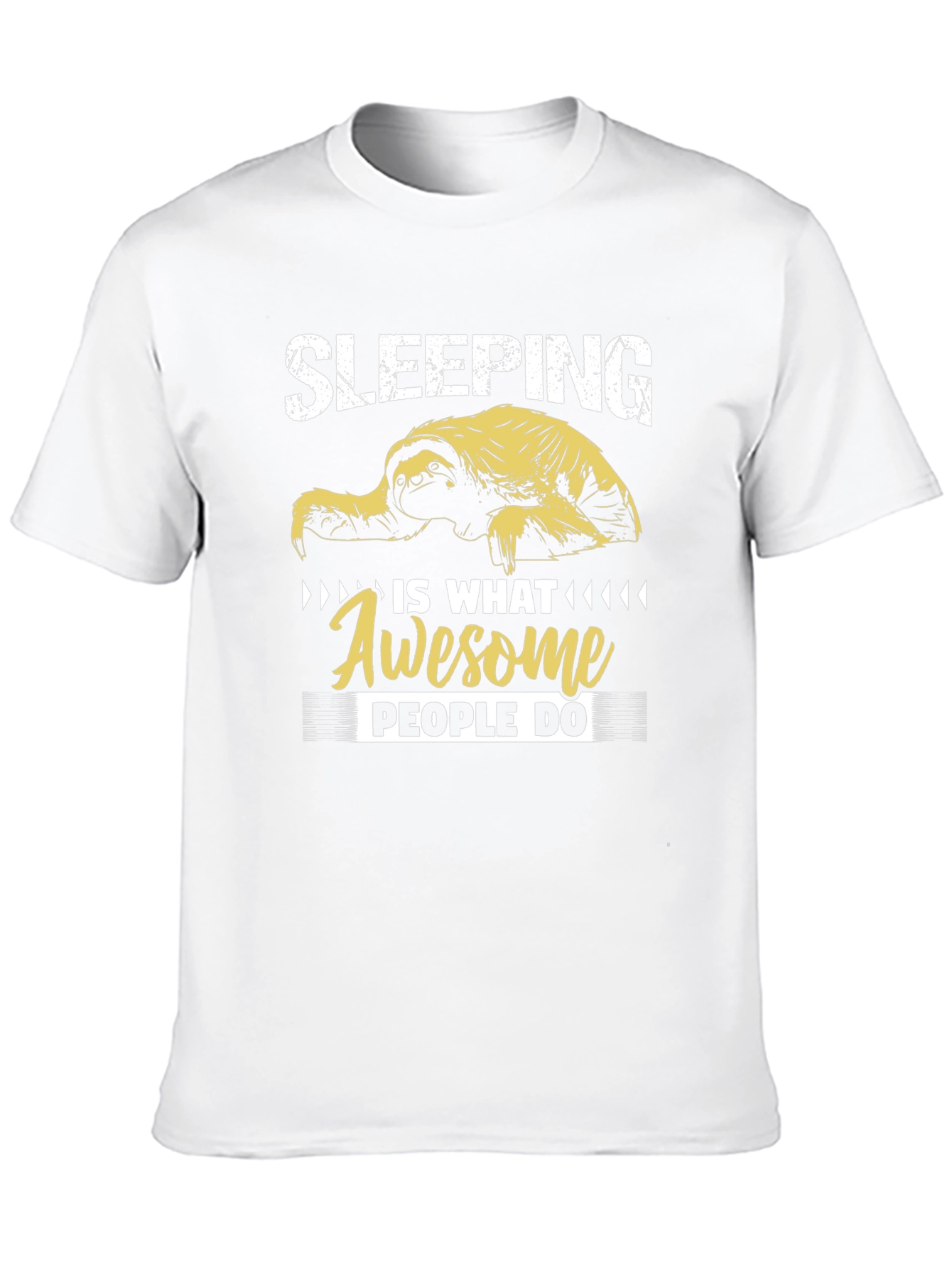 Sleeping Sloth Awesome People Tee