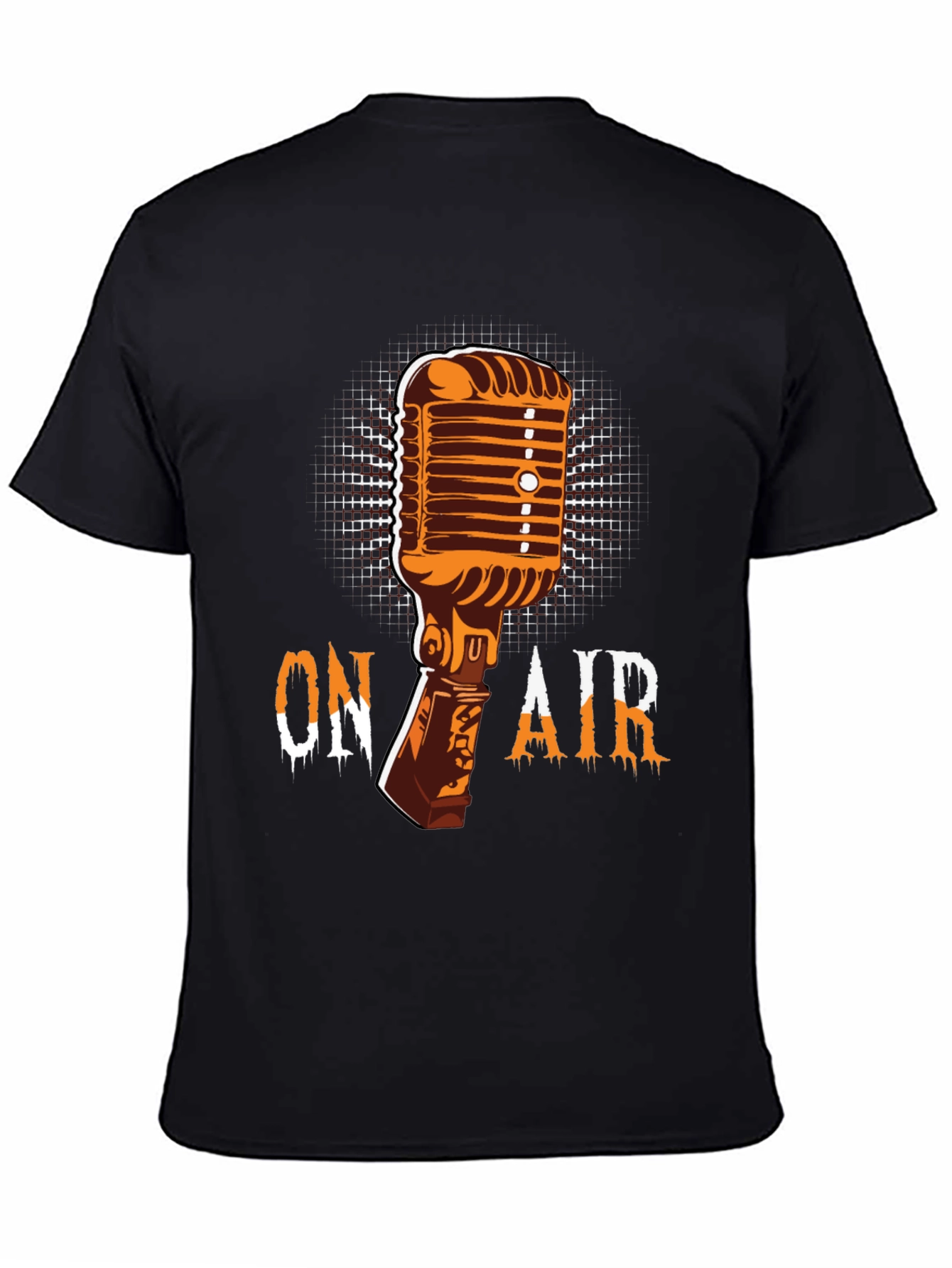 Vintage Microphone T-Shirt - On Air Broadcast Tee