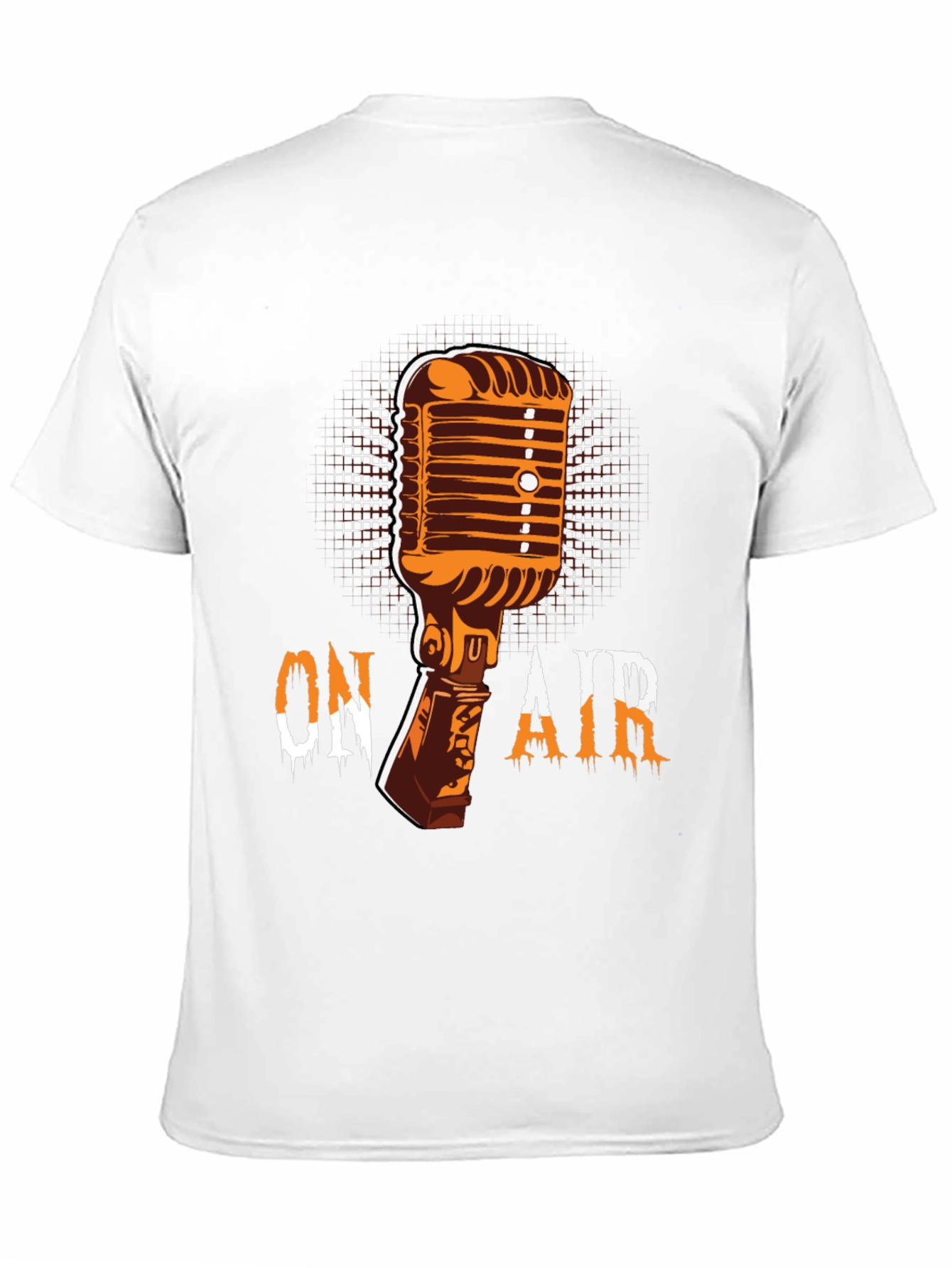 Vintage Microphone T-Shirt - On Air Broadcast Tee
