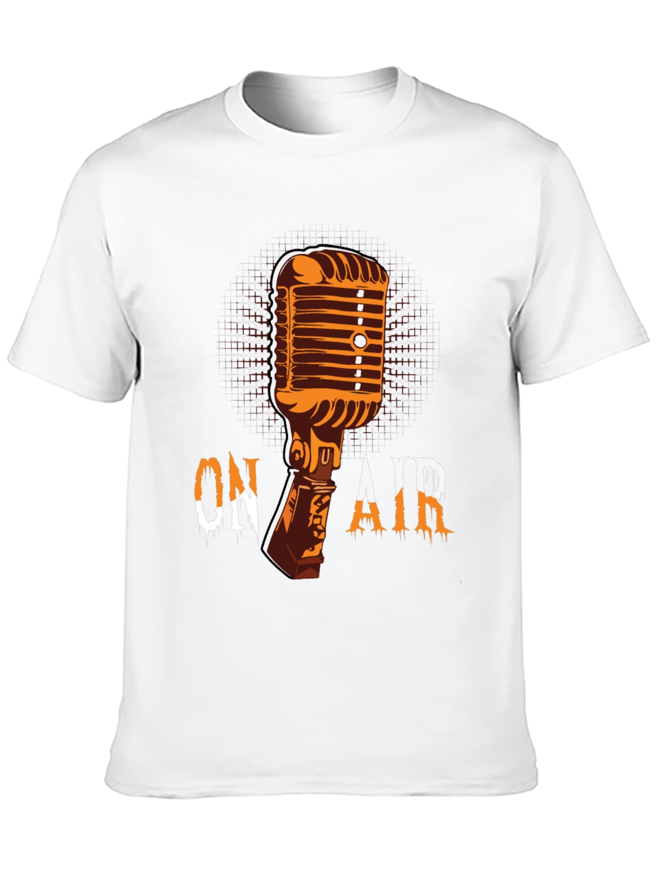 Vintage Microphone T-Shirt - On Air Broadcast Tee