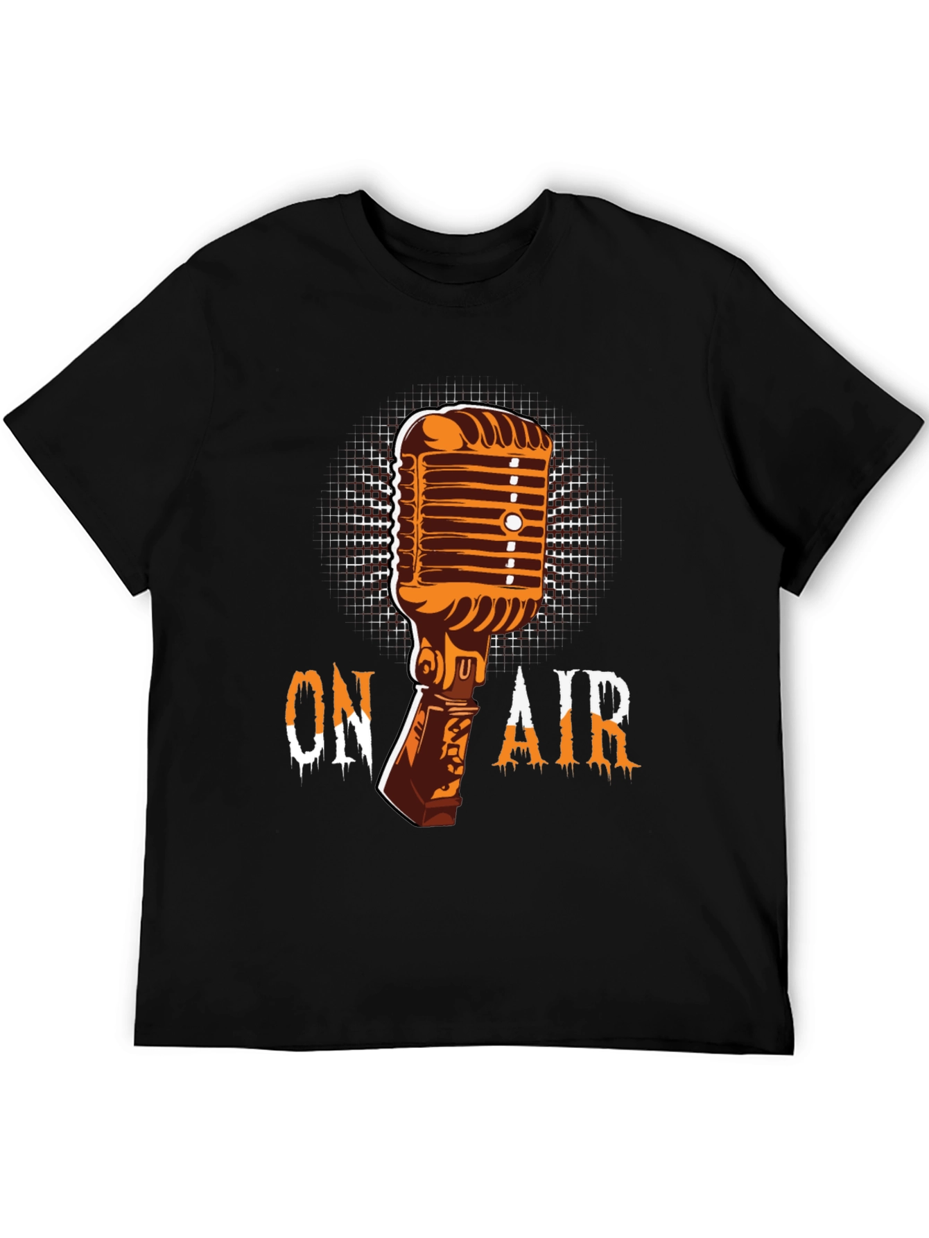 Vintage Microphone T-Shirt - On Air Broadcast Tee