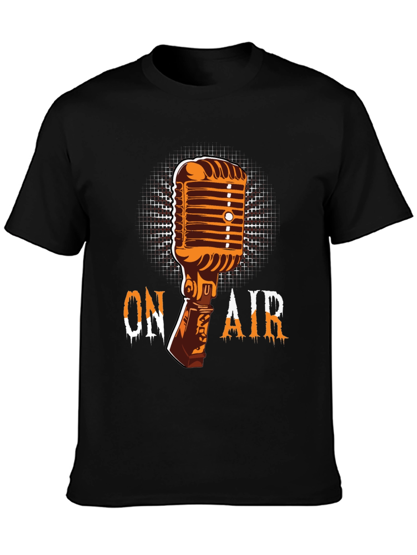 Vintage Microphone T-Shirt - On Air Broadcast Tee