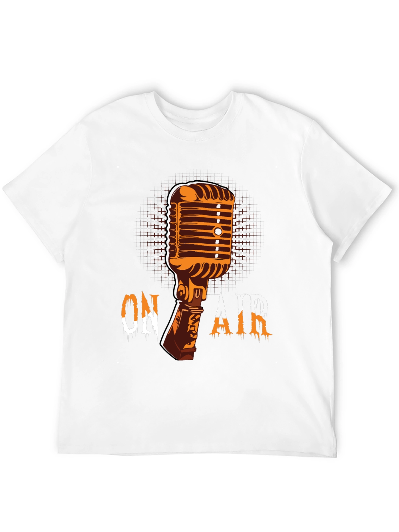 Vintage Microphone T-Shirt - On Air Broadcast Tee