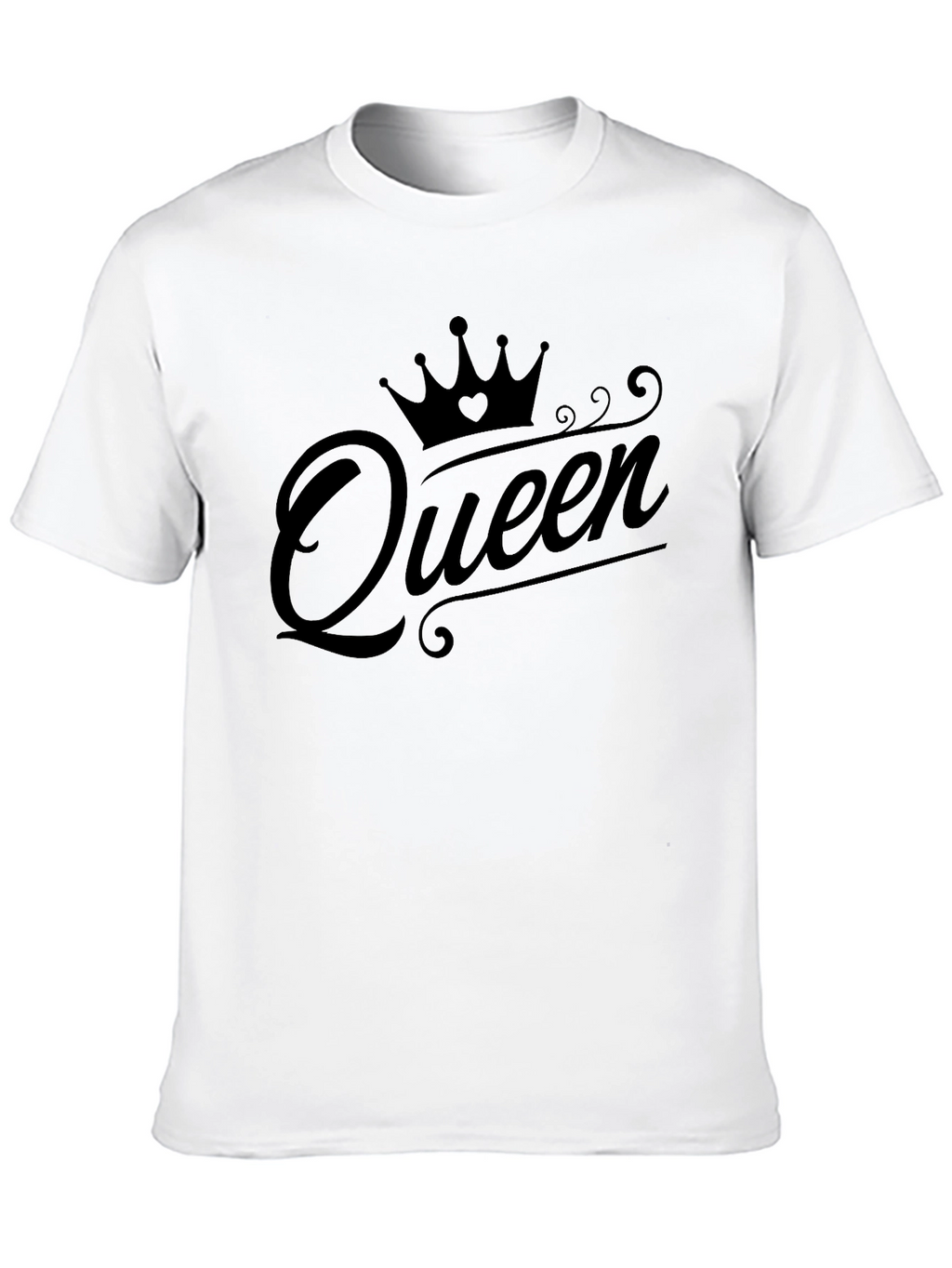 Queen Crown Black T-Shirt