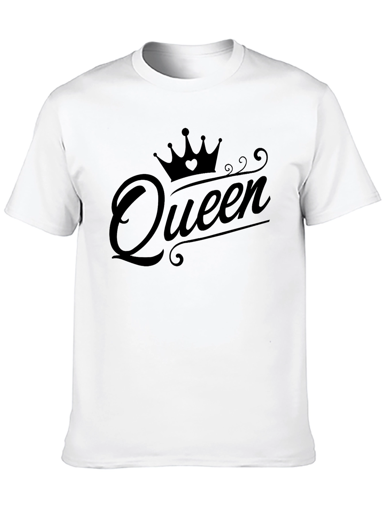 Queen Crown Black T-Shirt