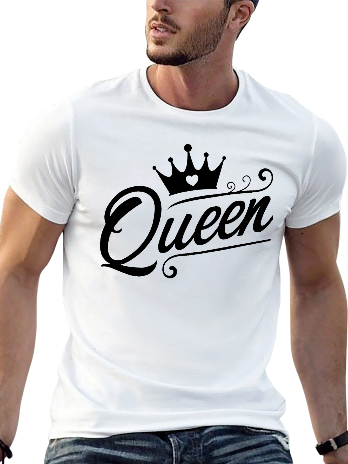 Queen Crown Black T-Shirt