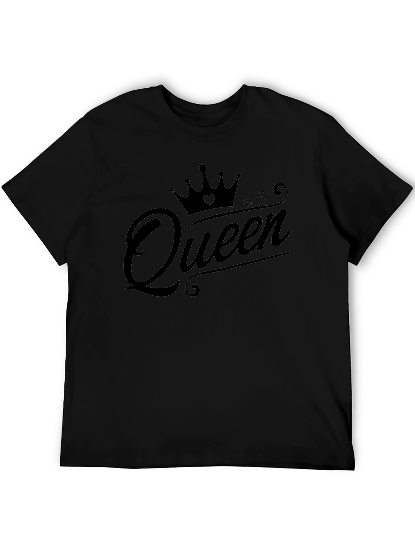 Queen Crown Black T-Shirt