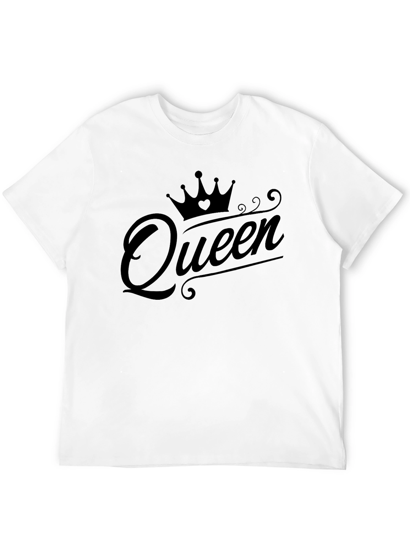 Queen Crown Black T-Shirt