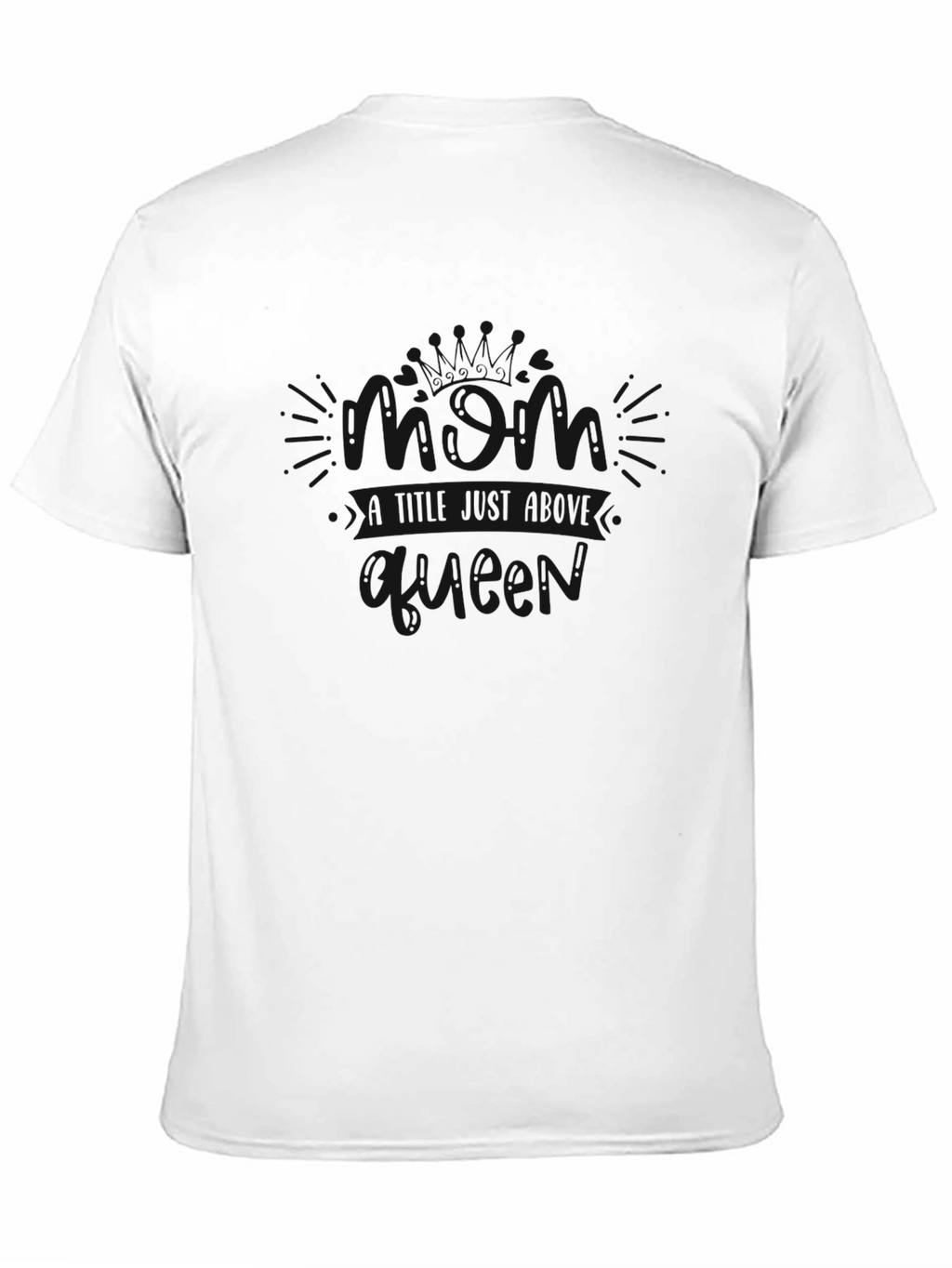 Mens Classic Black Crew Neck T-Shirt