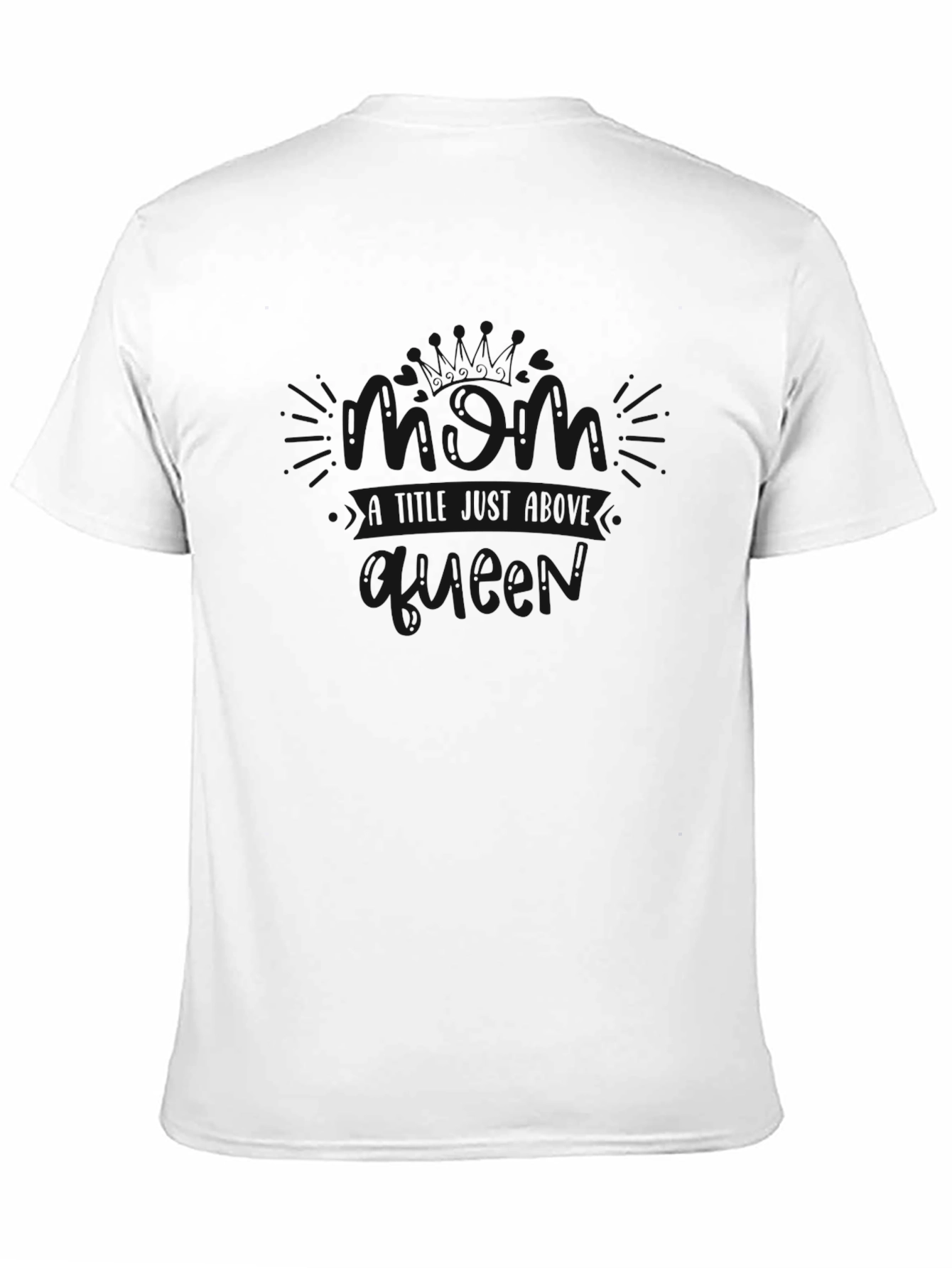 Mens Classic Black Crew Neck T-Shirt