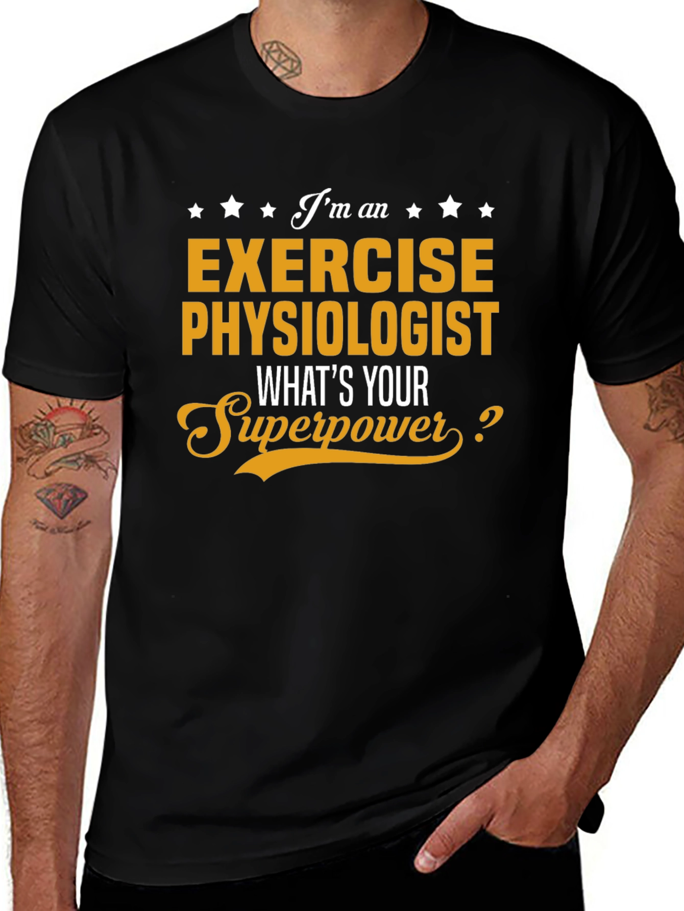 Exercise Physiologist Superpower Graphic T-Shirt