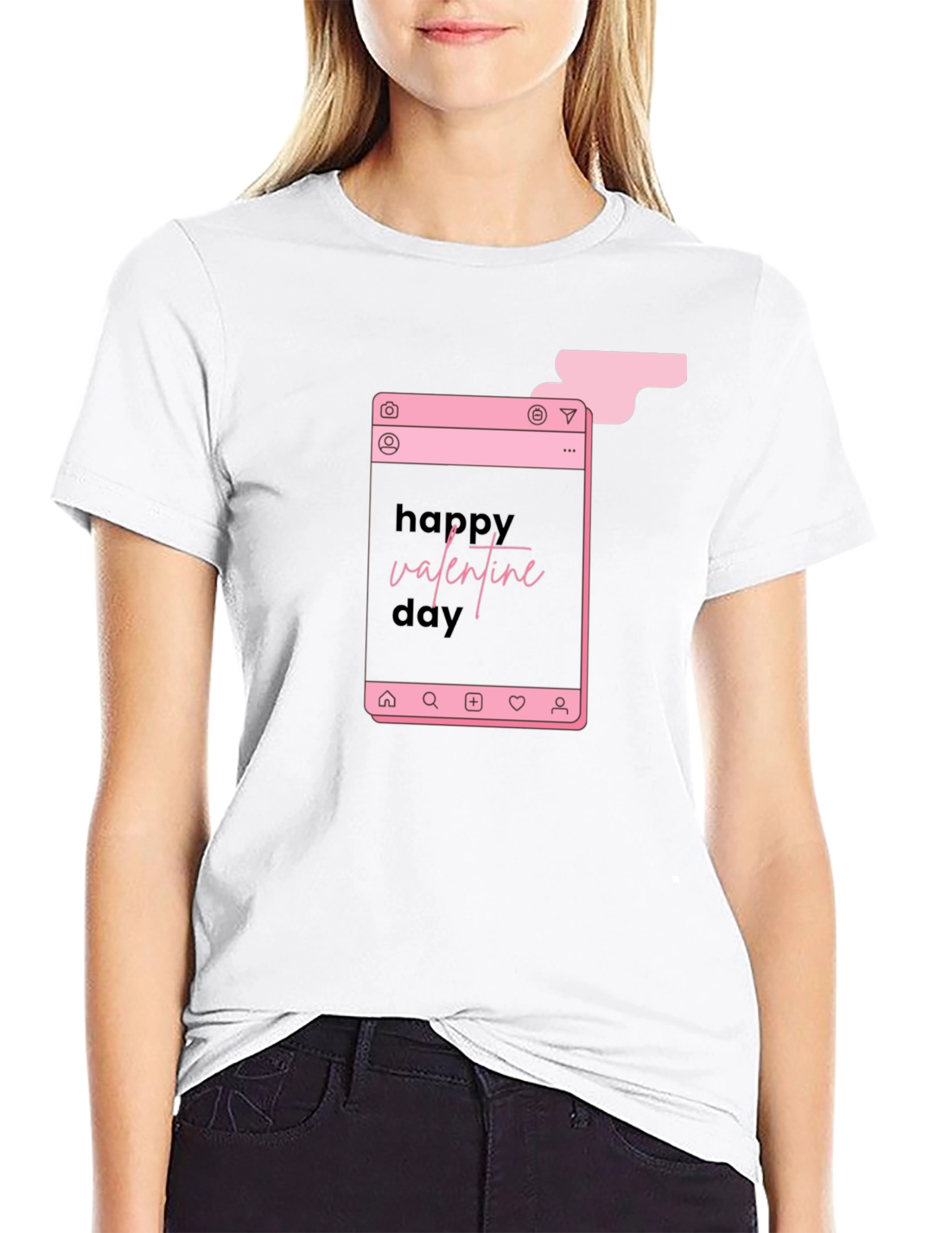 Happy Valentines Day Instagram T-Shirt