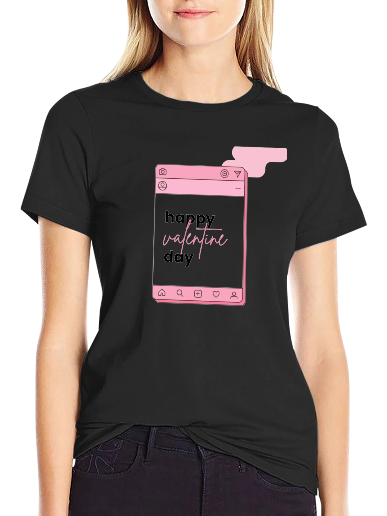 Happy Valentines Day Instagram T-Shirt